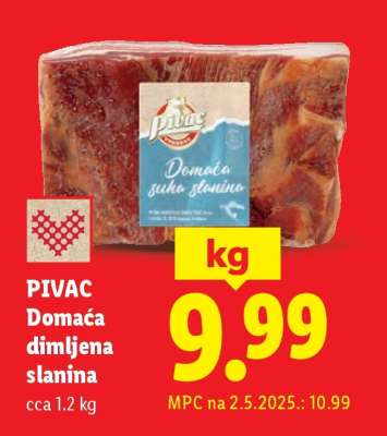 Pivac Domaća dimljena slanina