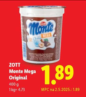 Zott Monte Mega Original