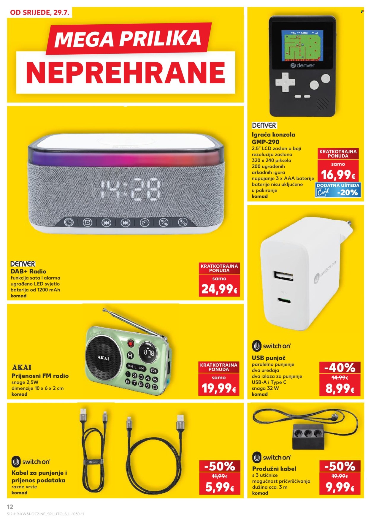 Kaufland katalog - 29.07.2026. - 05.08.2026. Stranica 12