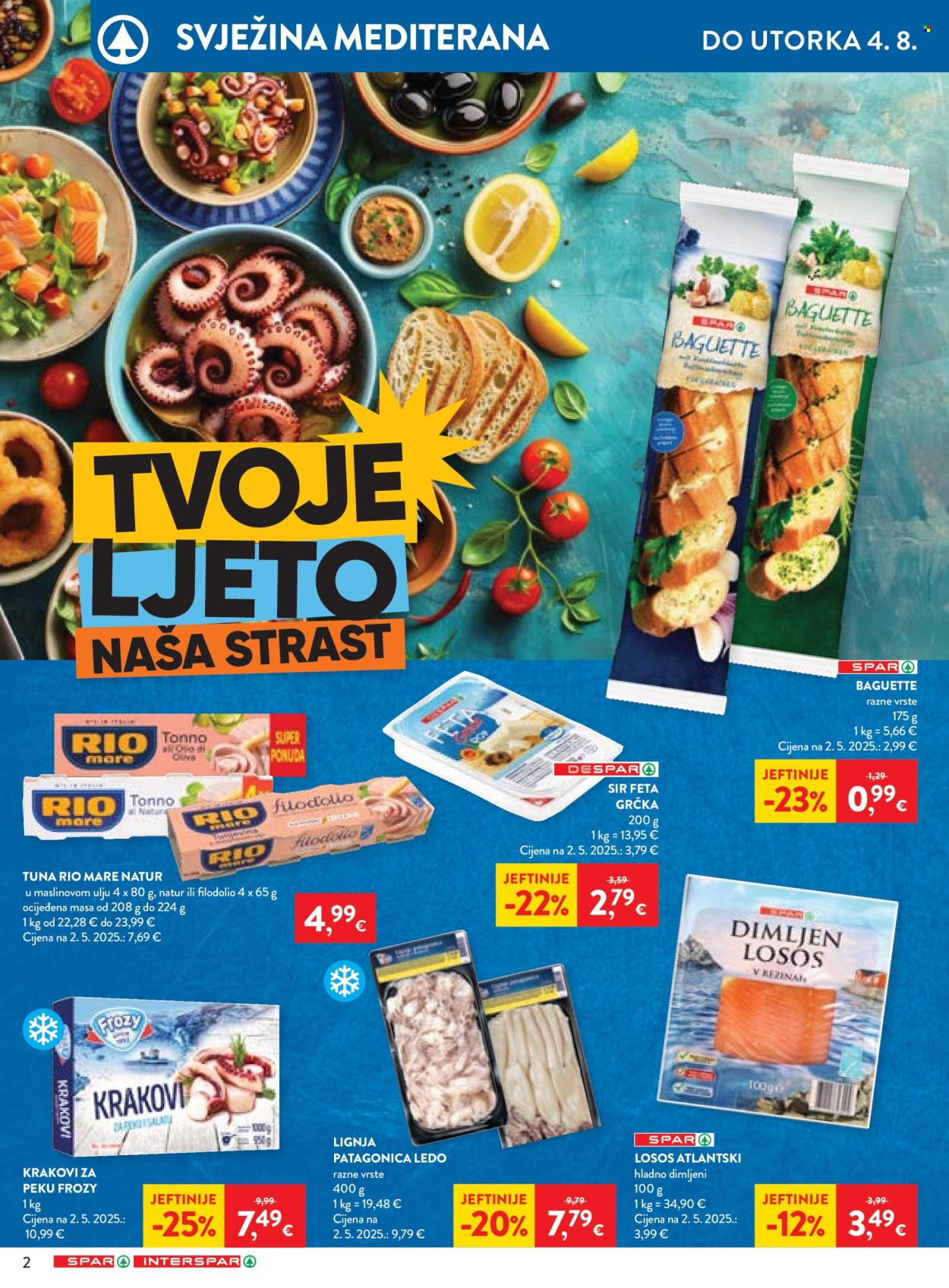 INTERSPAR katalog - 29.07.2026. - 04.08.2026. Stranica 2