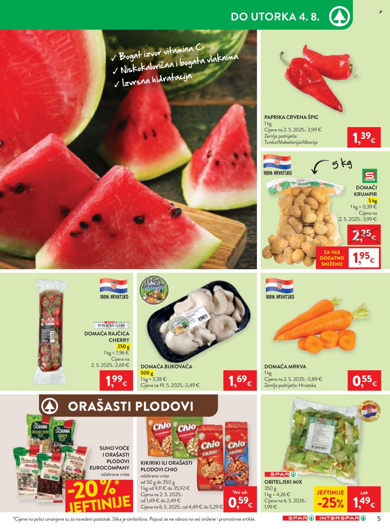 INTERSPAR katalog - 29.07.2026. - 04.08.2026. Stranica 5
