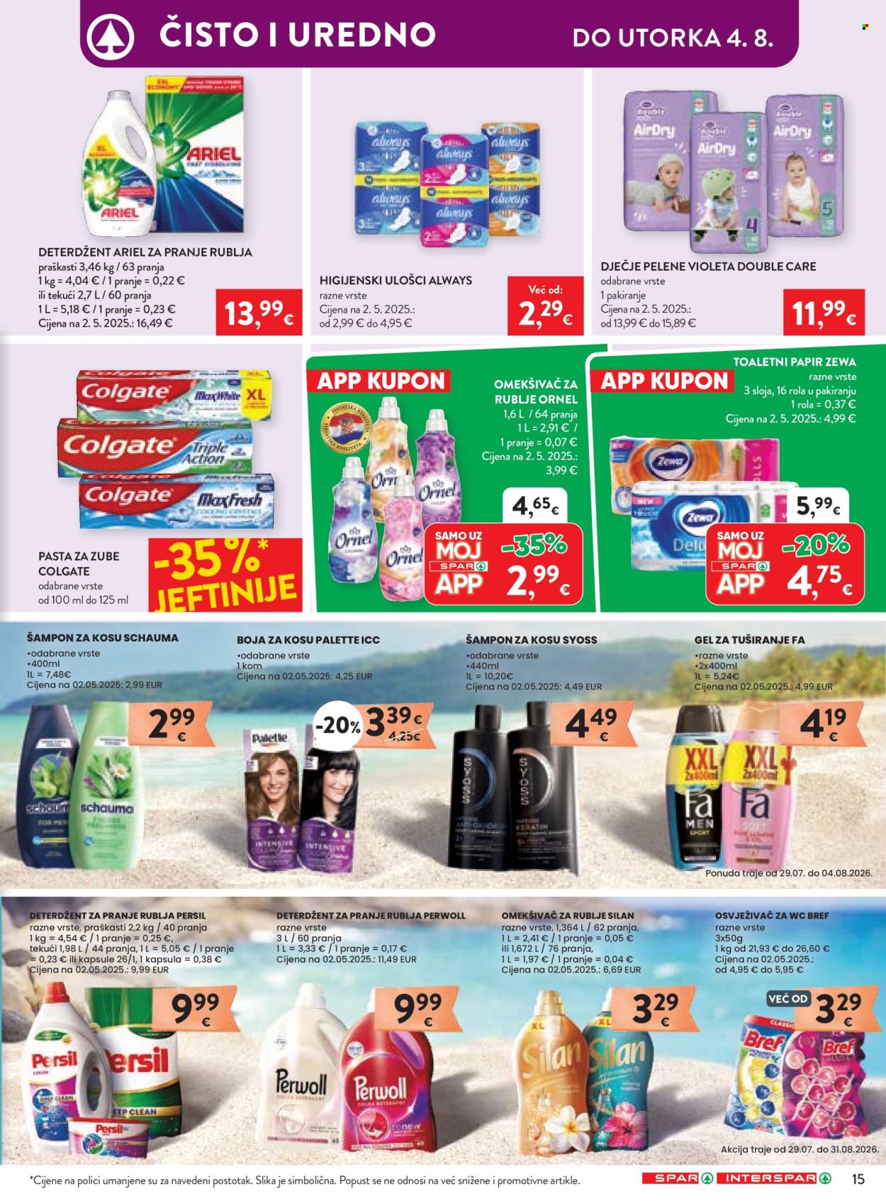 INTERSPAR katalog - 29.07.2026. - 04.08.2026. Stranica 28