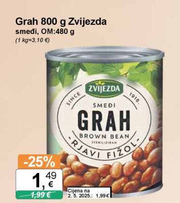 Grah 800 g Zvijezda
