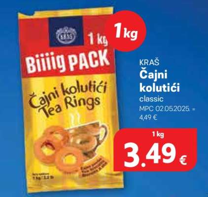 KRAŠ Čajni kolutići classic