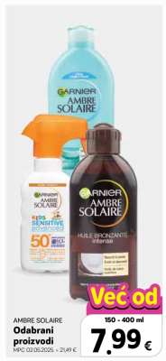 AMBRE SOLAIRE Odabrani proizvodi