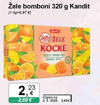 Žele bomboni, 320 g Kandit