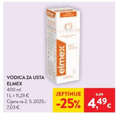 VODICA ZA USTA ELMEX