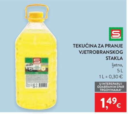 Tekućina za pranje vjetrobranskog stakla