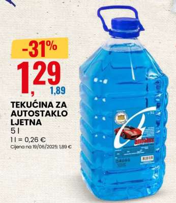 TEKUĆINA ZA AUTOSTAKLO LJETNA
