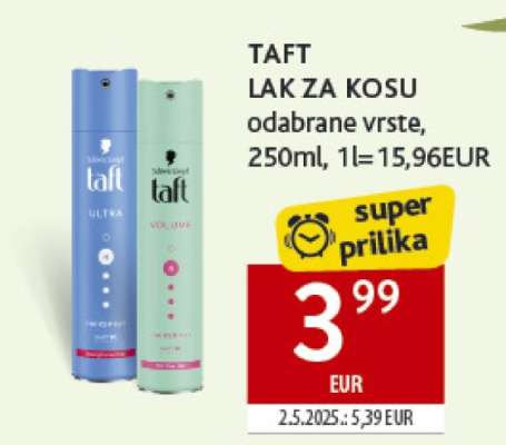 Taft lak za kosu