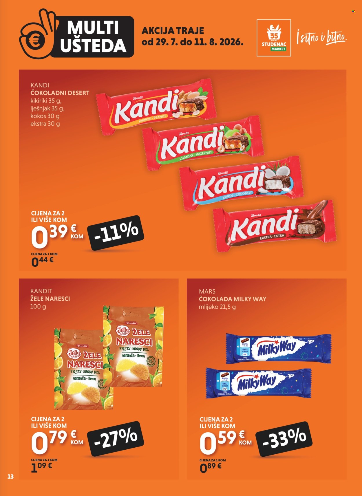 Studenac katalog - 28.07.2026. - 11.08.2026. Stranica 13