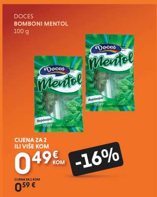 Bomboni Mentol