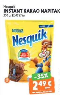 NESQUIK INSTANT KAKAO NAPITAK