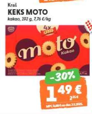 KRAŠ KEKS MOTO