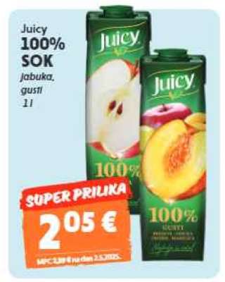 JUICY 100% SOK