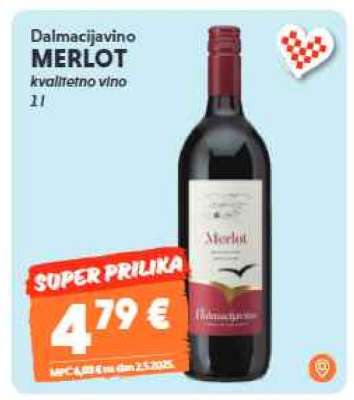 DALMACIJAVINO Merlot