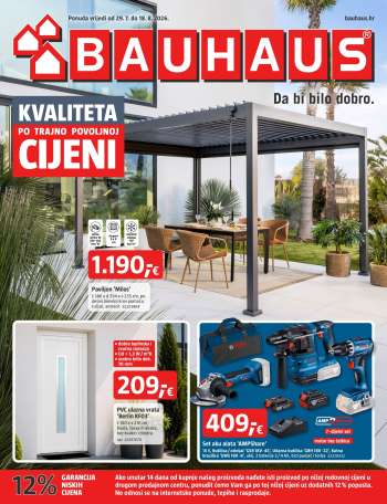 Bauhaus katalog - 29.07.2026. - 18.08.2026.