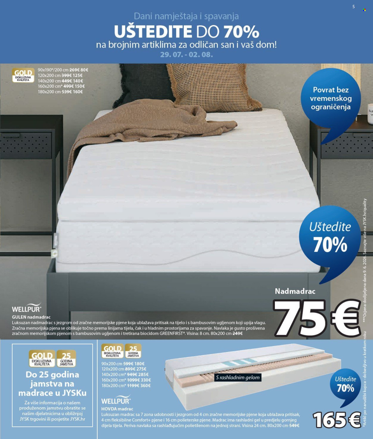 JYSK katalog - 29.07.2026. - 01.08.2026. Stranica 6