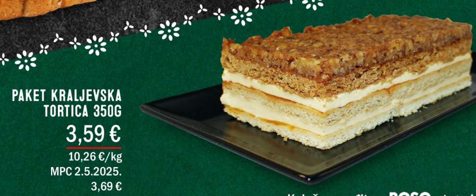 PAKET KRALJEVSKA TORTICA 350G