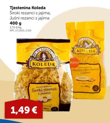 Tjestenina Koleda