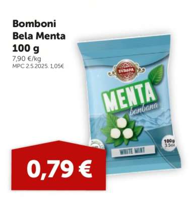 Bomboni Bela Menta