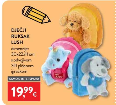 Dječji ruksak Lush