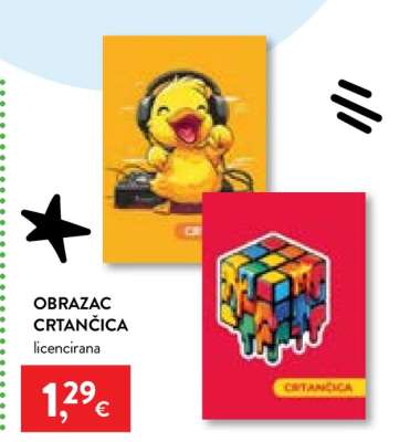 OBRAZAC CRTANČICA
