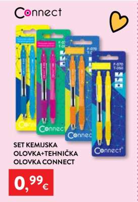 SET KEMIJSKA OLOVKA+TEHNIČKA OLOVKA CONNECT
