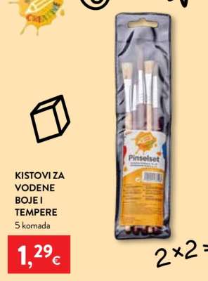 KISTOVI ZA VODENE BOJE I TEMPERE