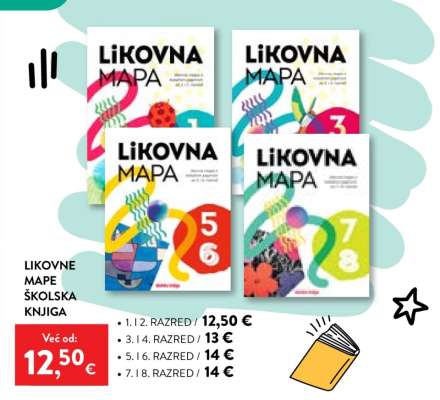 LIKOVNE MAPE ŠKOLSKA KNJIGA
