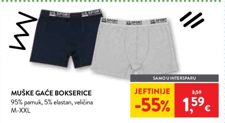 Muške gaće bokserice