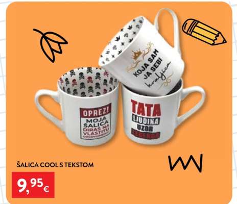 ŠALICA COOL S TEKSTOM