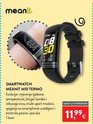 Smartwatch Meanit M10 Termo