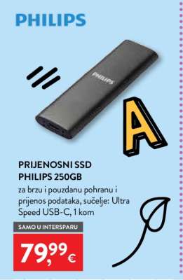 Prijenosni SSD PHILIPS 250GB