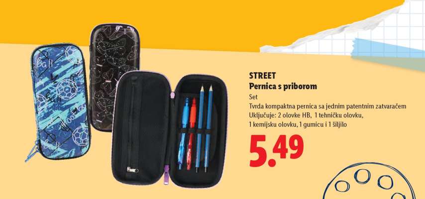 STREET Pernica s priborom