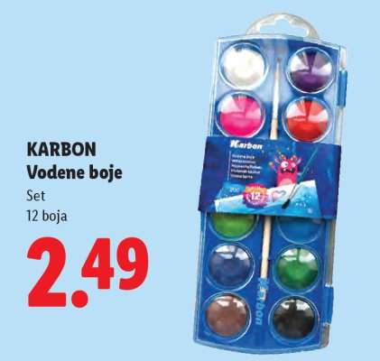 Karbon Vodene boje