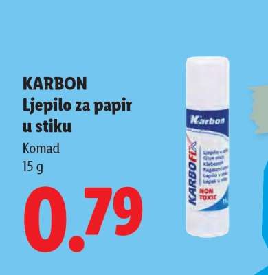 KARBON Ljepilo za papir u stiku