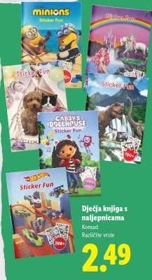 Dječja knjiga s naljepnicama