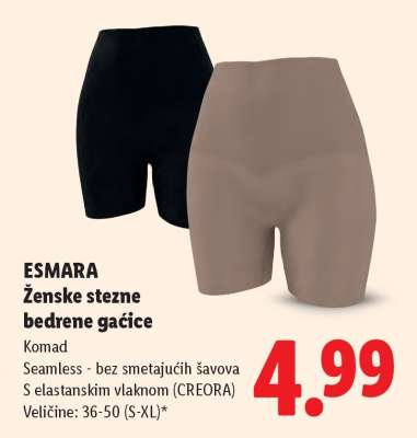 ESMARA Ženske stezne bedrene gaćice