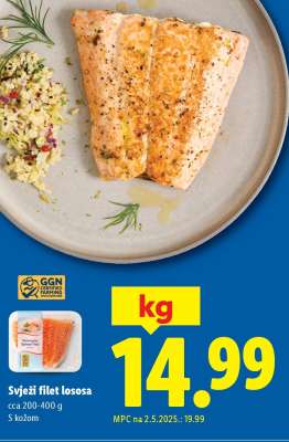 Svježi filet lososa
