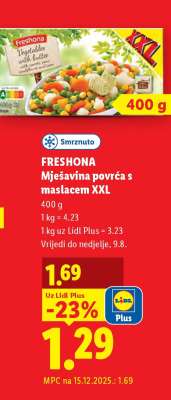 Freshona Mješavina povrca s maslacem XXL