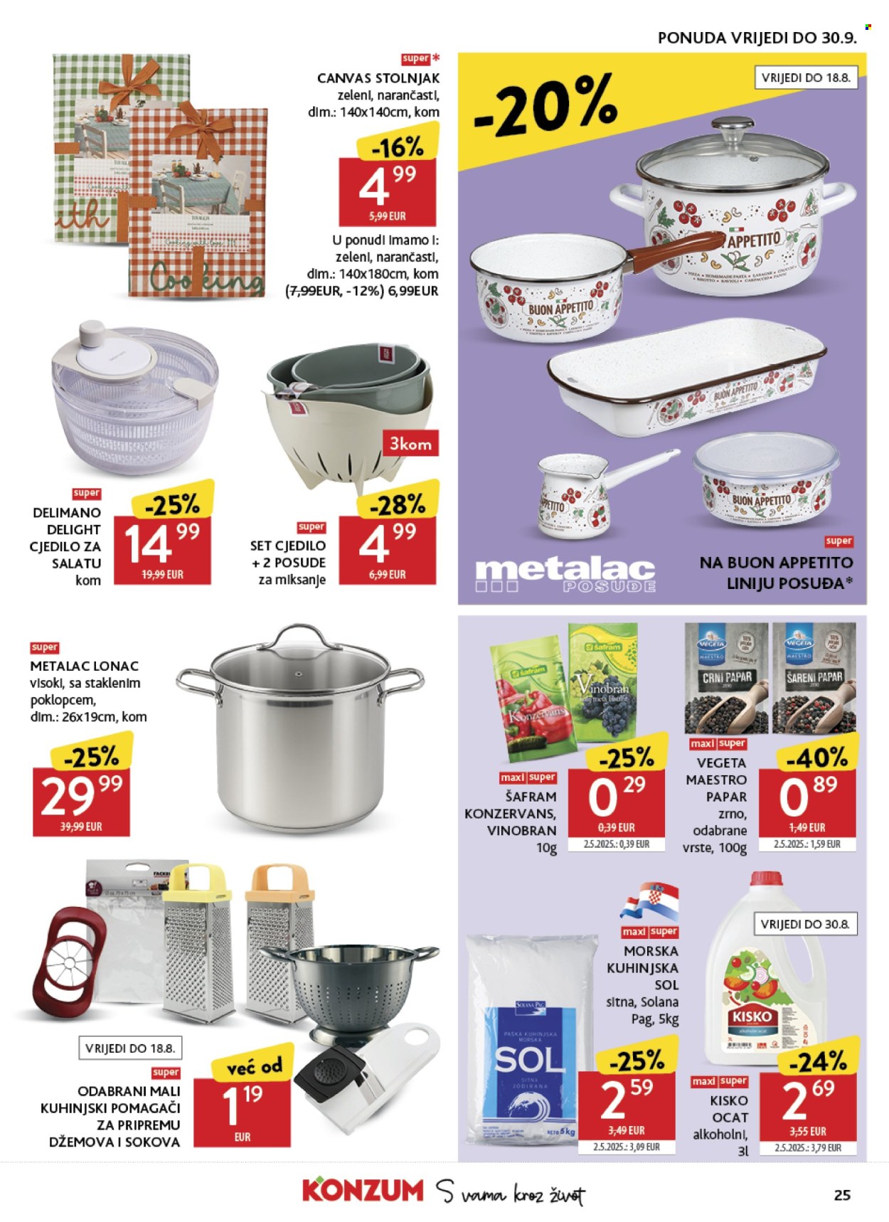 Konzum katalog - 04.08.2026. - 11.08.2026. Stranica 25
