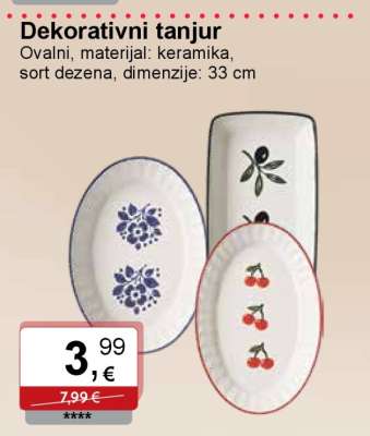 DEKORATIVNI TANJUR