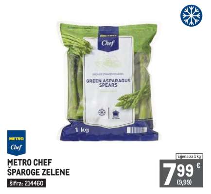 METRO CHEF ŠPAROGE ZELENE