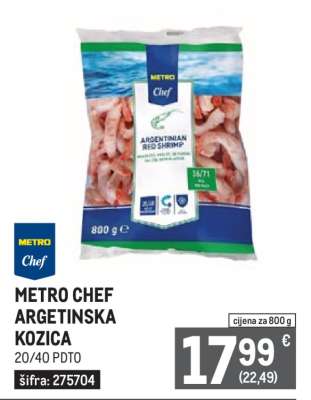 METRO CHEF ARGETINSKA KOZICA