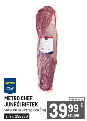 METRO CHEF JUNEĆI BIFTEK