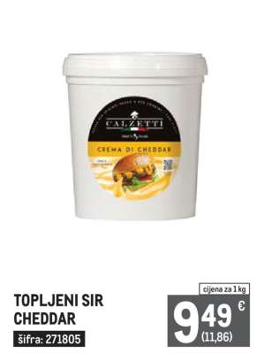 TOPLJENI SIR CHEDDAR