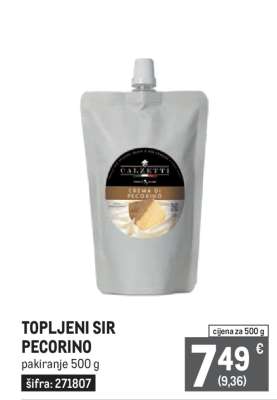 TOPLJENI SIR PECORINO
