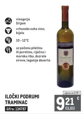 ILOČKI PODRUMI TRAMINAC