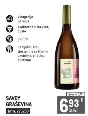 SAVOY GRAŠEVINA